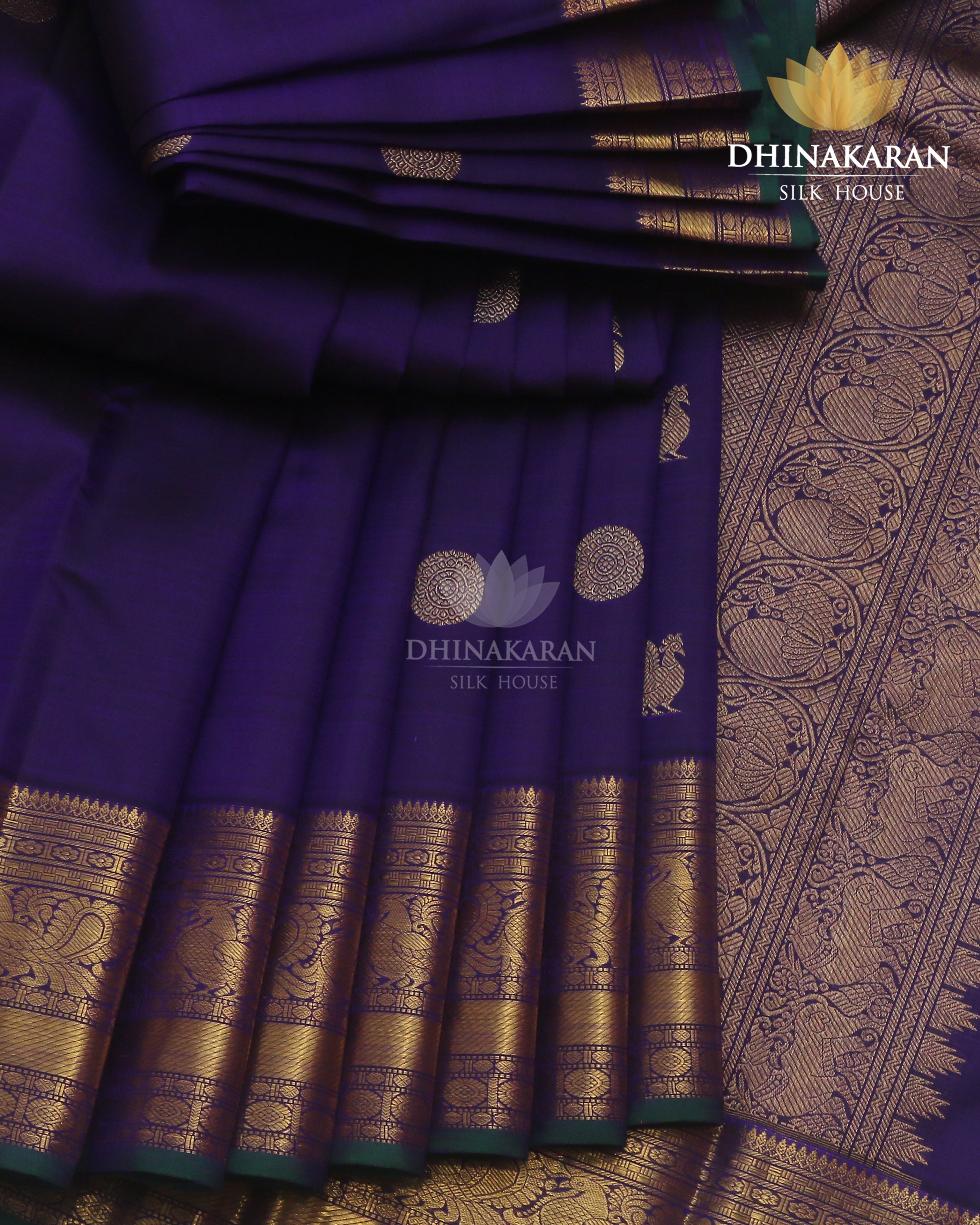 Bluish Purple Kanjivaram-sau1066