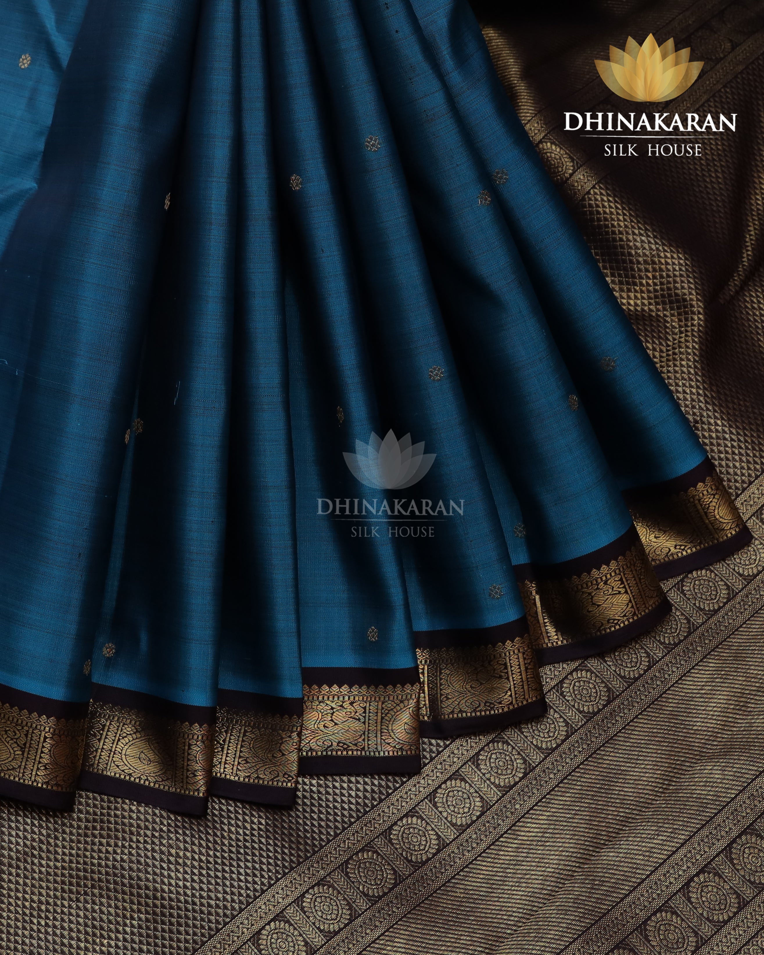 Emerald Blue Kanjivaram-sar2372