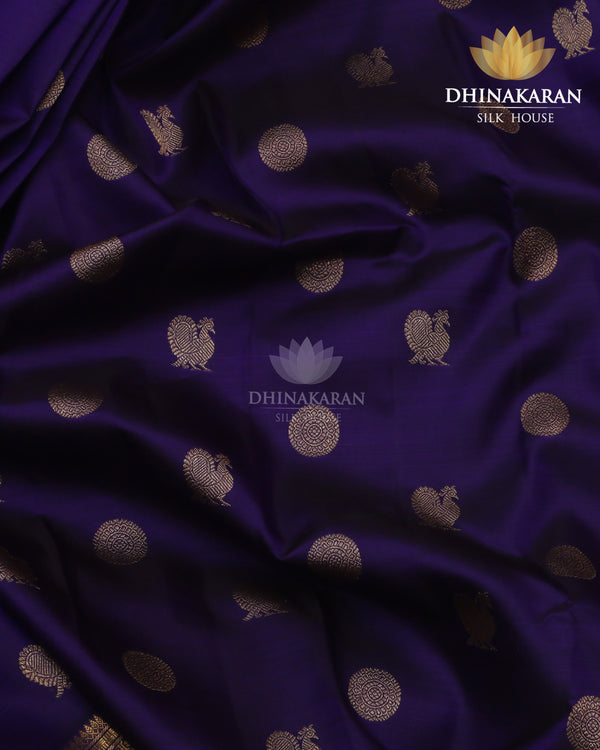 Bluish Purple Kanjivaram-sau1066