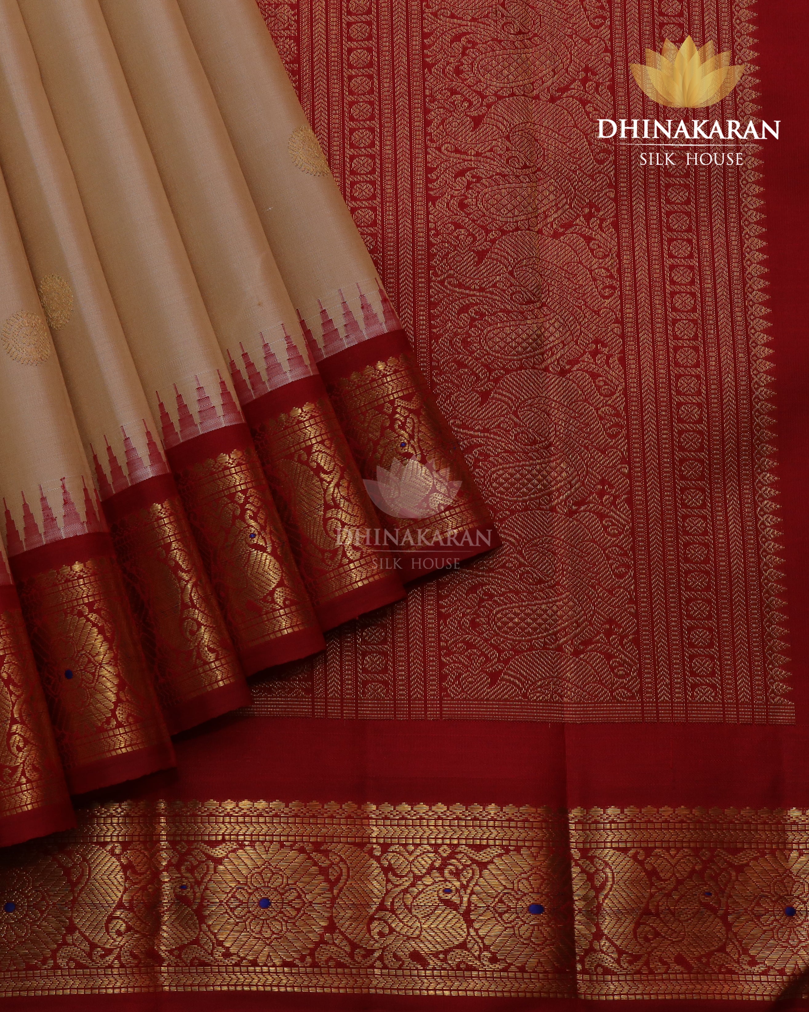 Beige Kanjivaram-sau3106