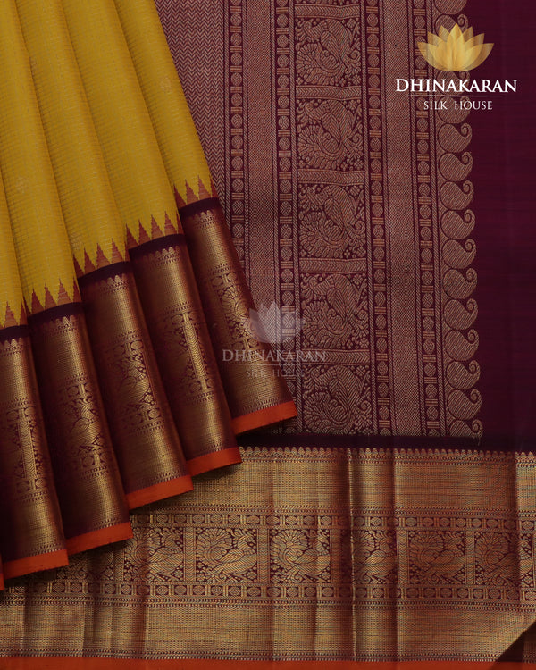 Sampanga Yellow Kanjivaram-sv702