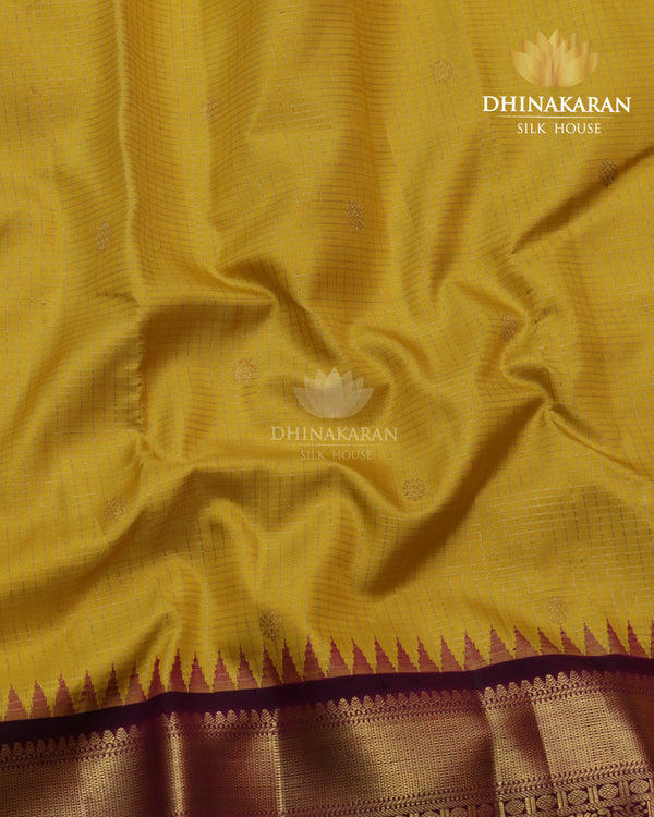 Sampanga Yellow Kanjivaram-sv702
