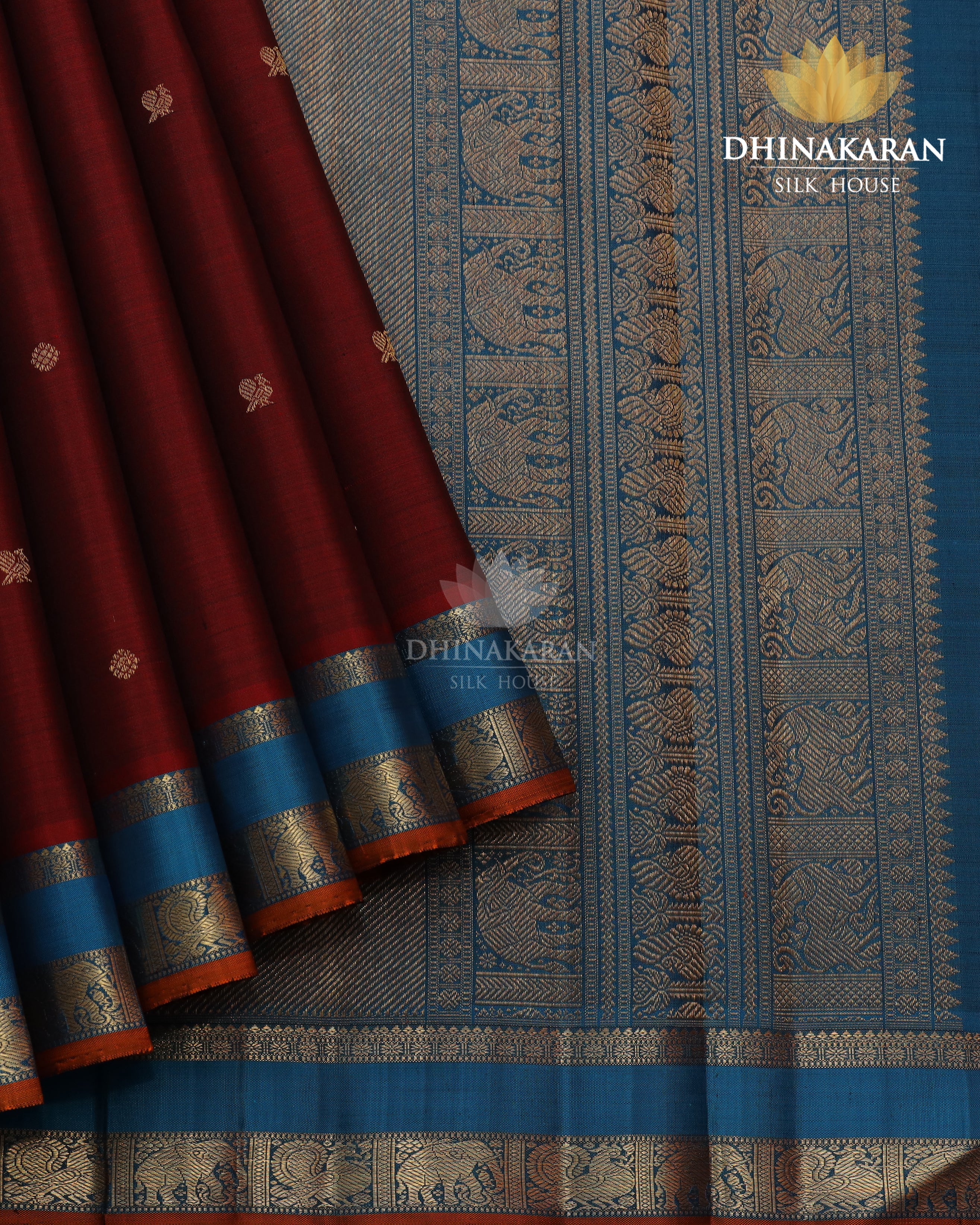 Ruby Red Kanjivaram-sau3094