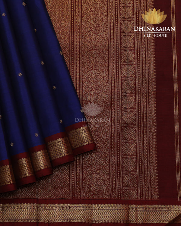 Midnightblue Kanjivaram-sar988