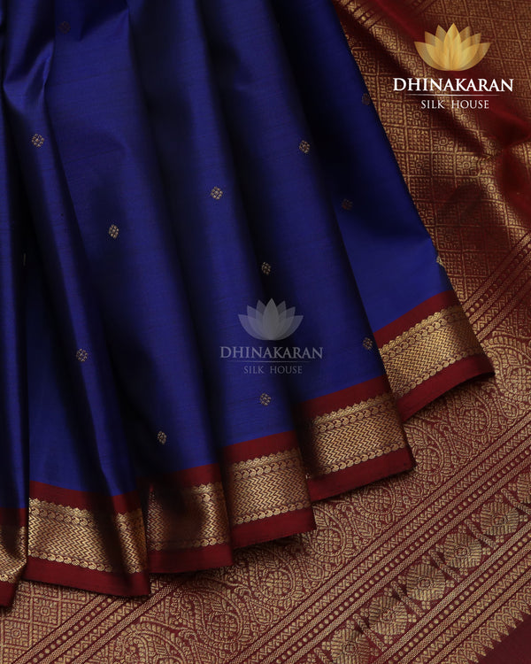 Midnightblue Kanjivaram-sar988
