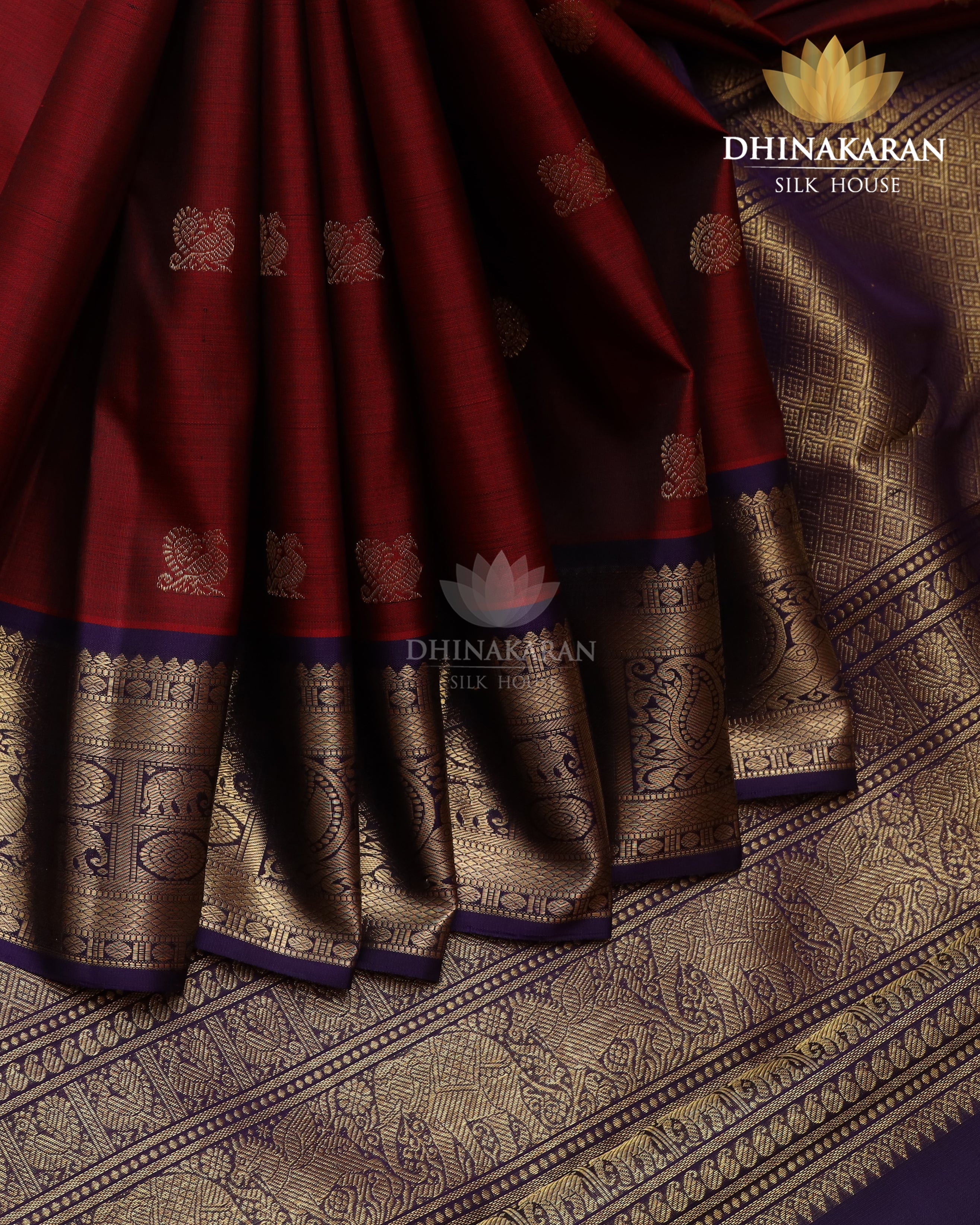 Ruby Red Kanjivaram-sau4006