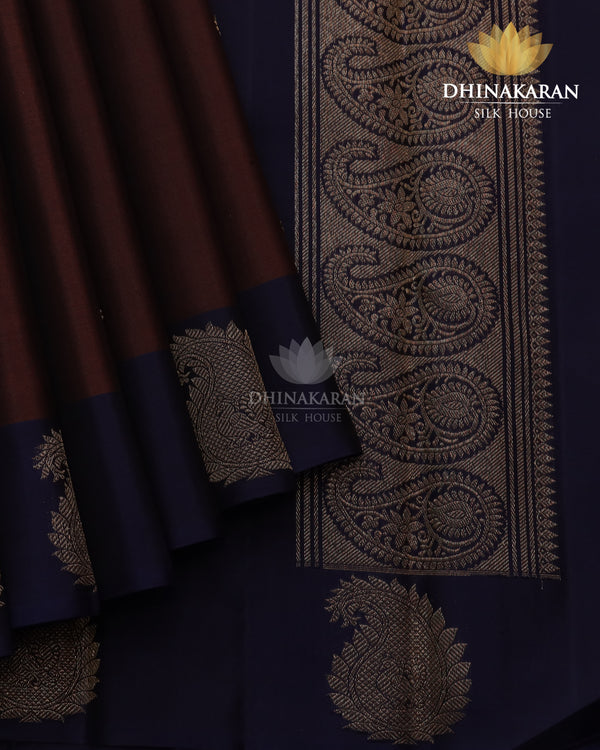 Brown Kanjivaram-sar2780