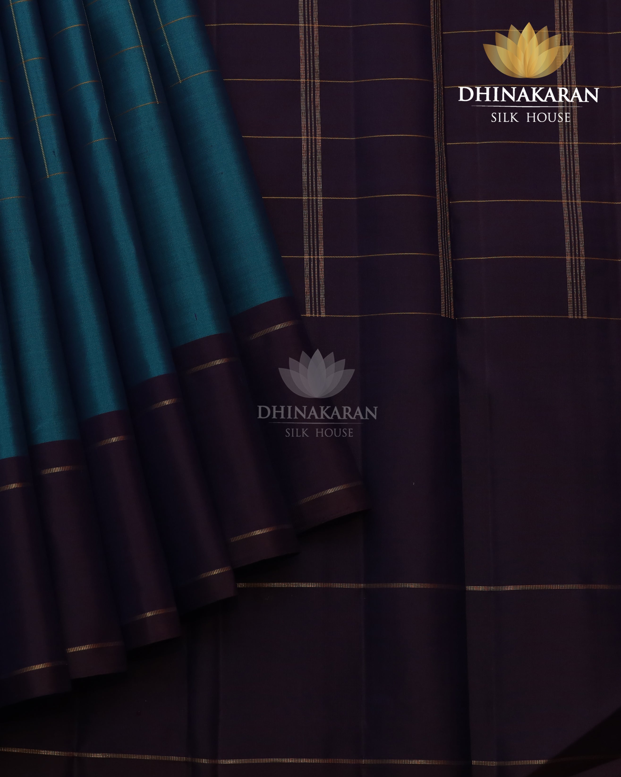 Emerald Blue Kanjivaram-sar2808