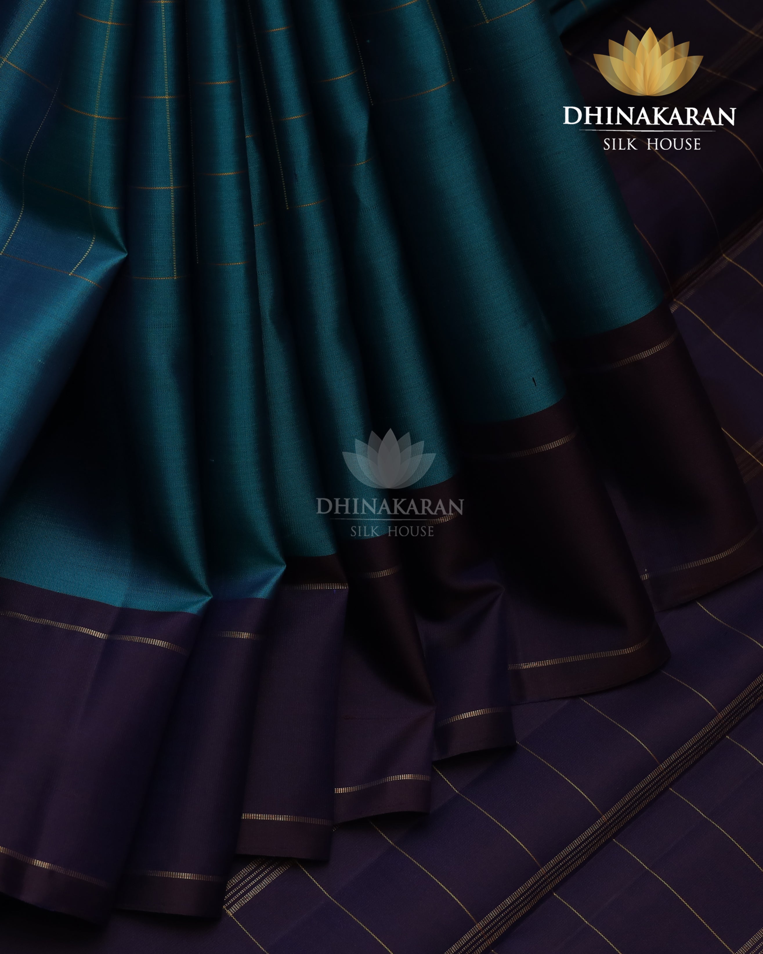 Emerald Blue Kanjivaram-sar2808