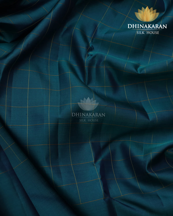 Emerald Blue Kanjivaram-sar2808