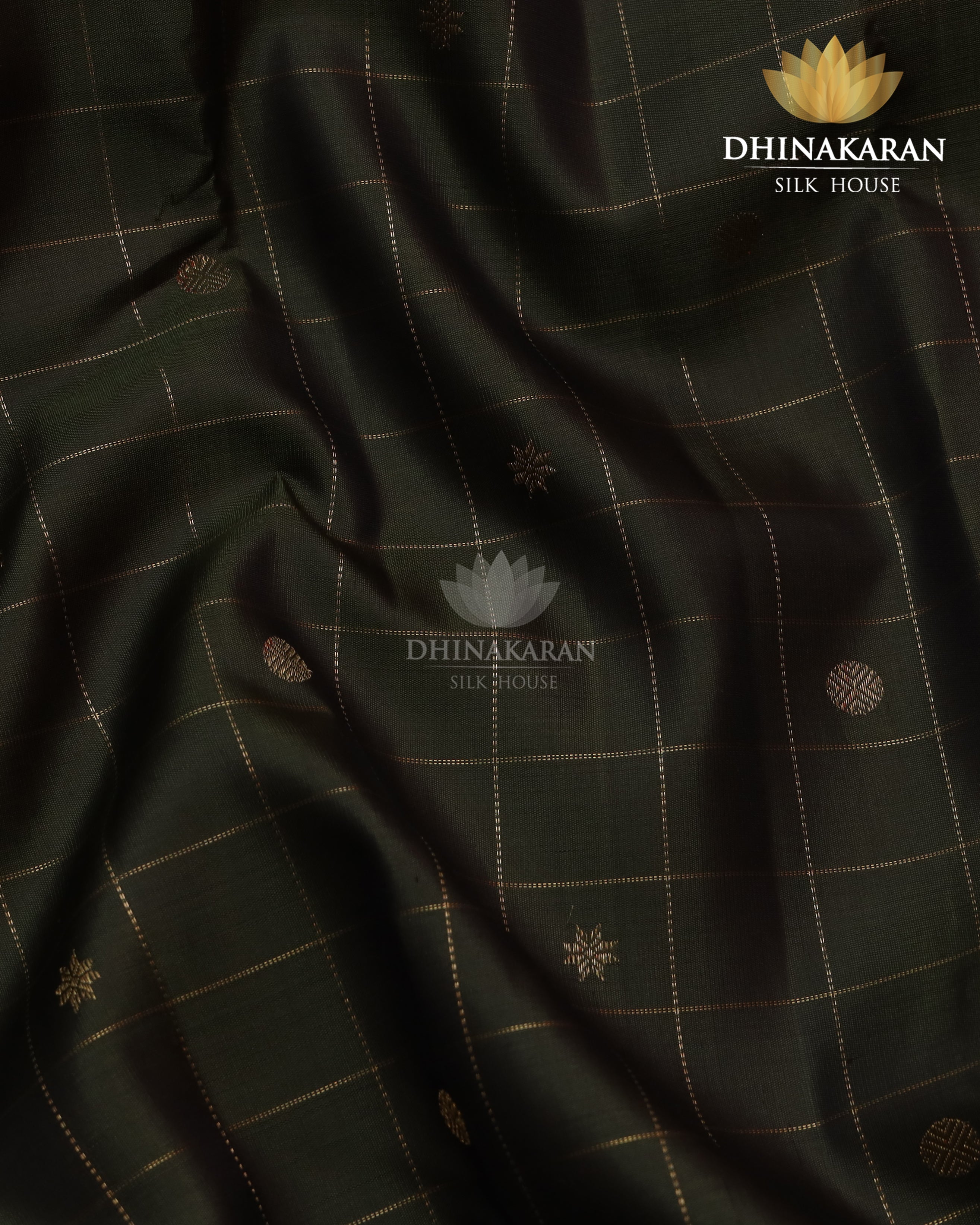 Olive green Kanjivaram-sar2726