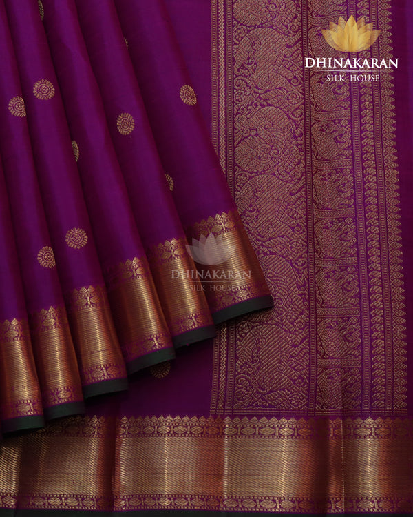 Violet Colour Kanjivaram-sau2698