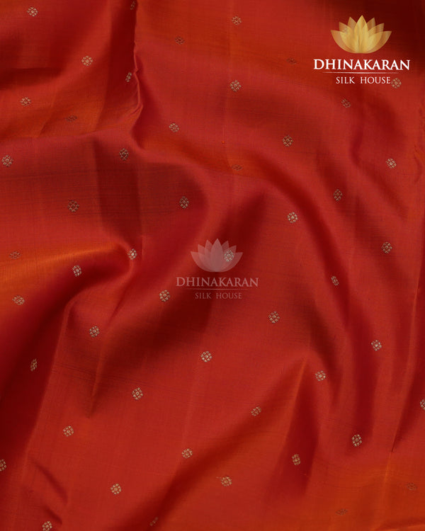 Burnt Orange Kanjivaram-sau3020