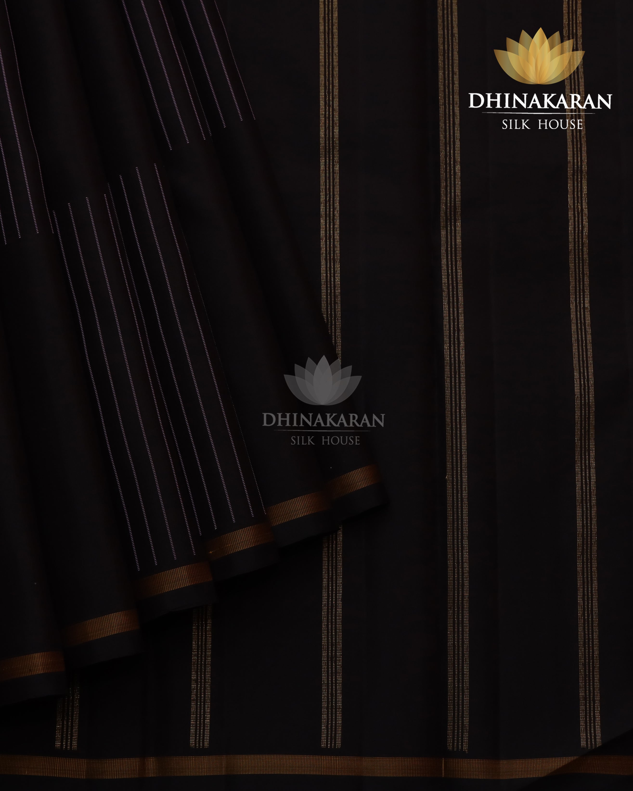 Black Borderless Kanjivaram-sar1002
