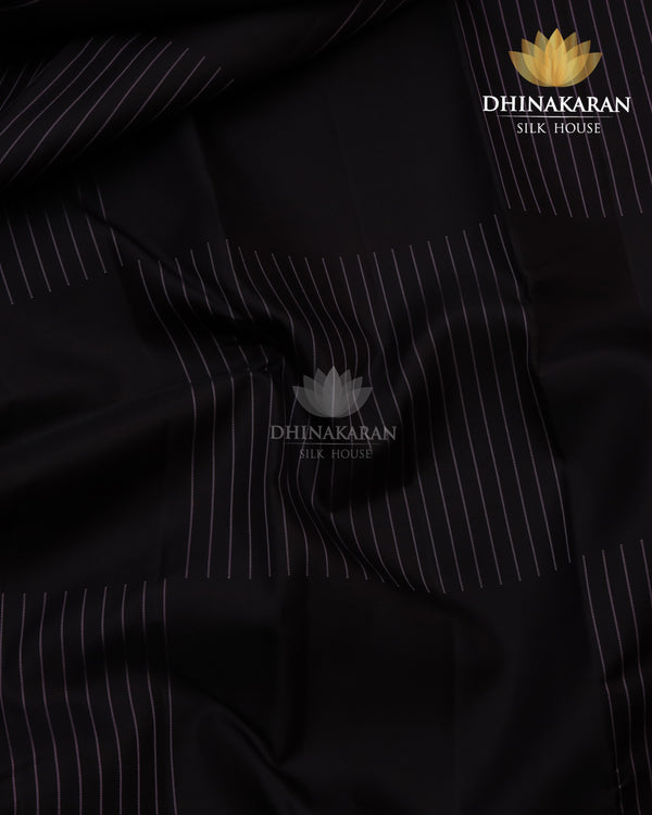 Black Borderless Kanjivaram-sar1002