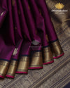 Wine Colour Kanjivaram-sau3036