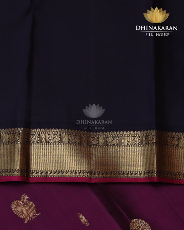 Wine Colour Kanjivaram-sau3036