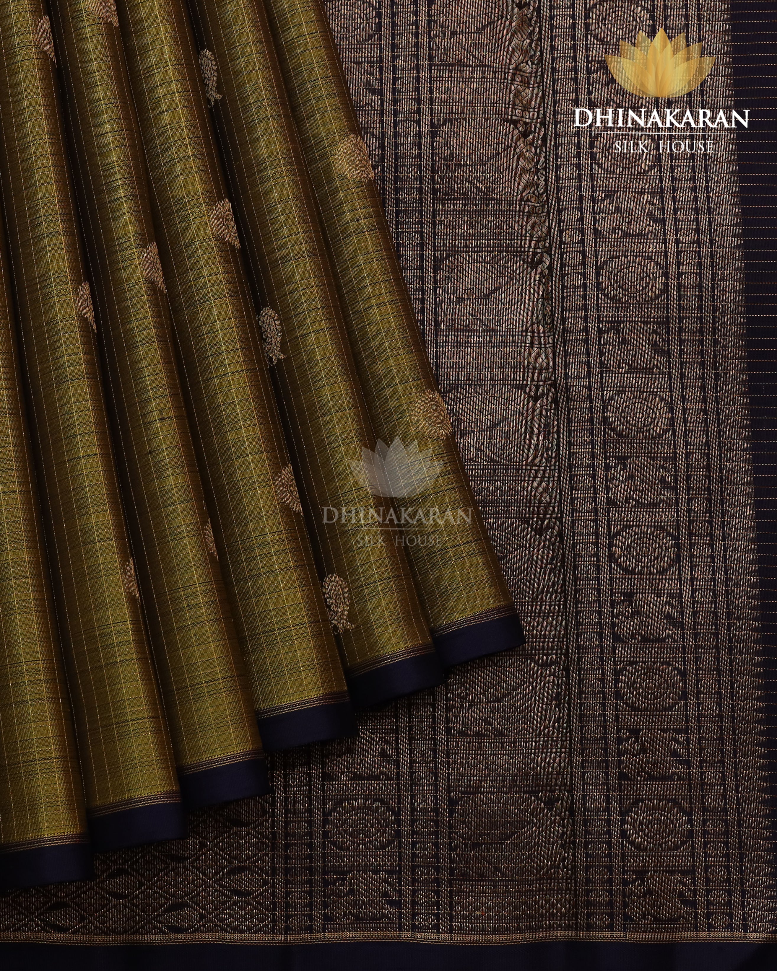 Olive Green Kanjivaram-sar2752