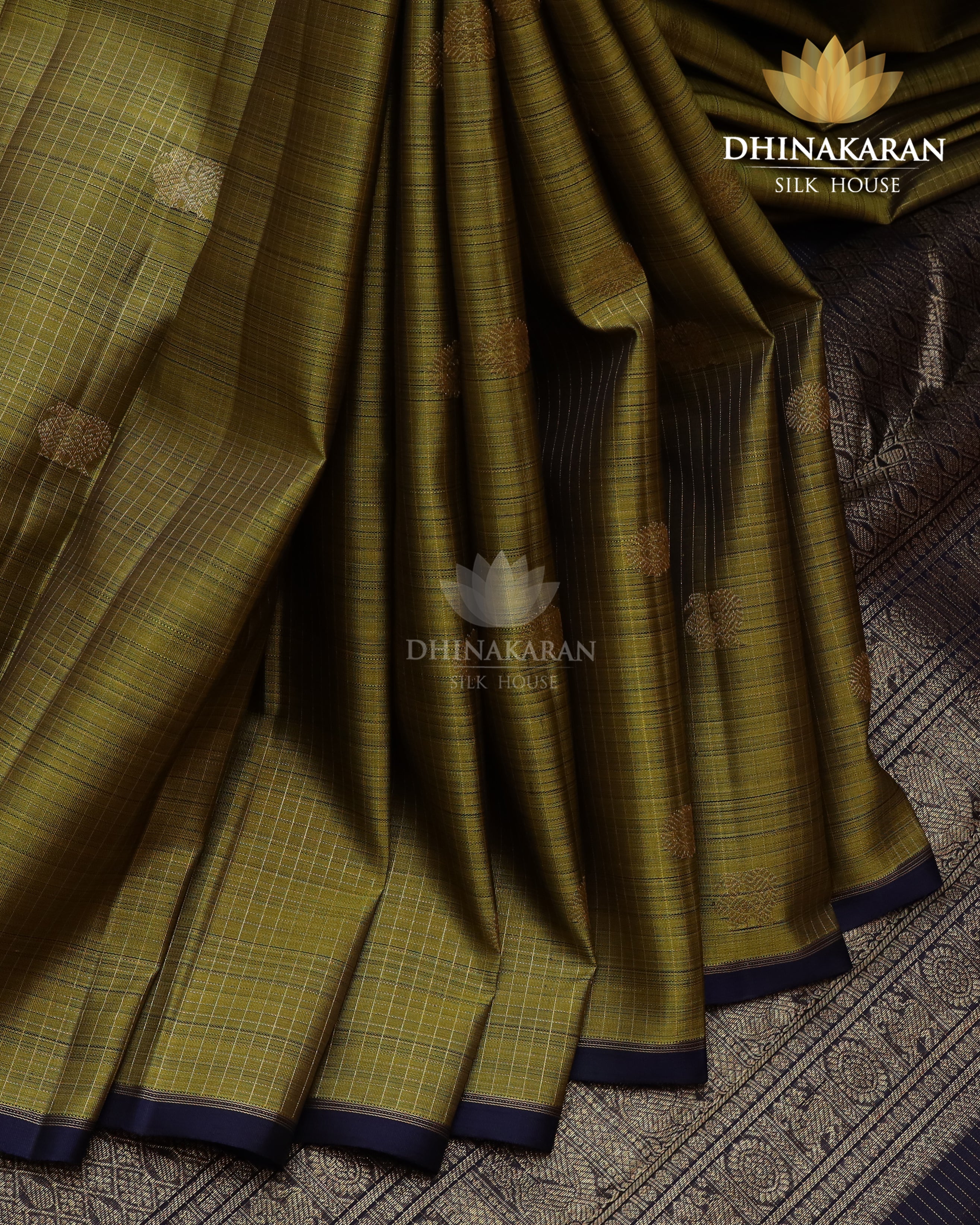Olive Green Kanjivaram-sar2752