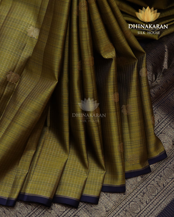 Olive Green Kanjivaram-sar2752