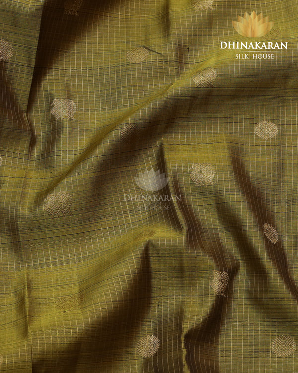 Olive Green Kanjivaram-sar2752