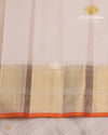 Pearl White Kanjivaram-sau2432