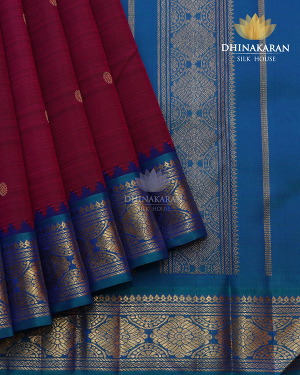 Wine Colour Kanjivaram-sau2446
