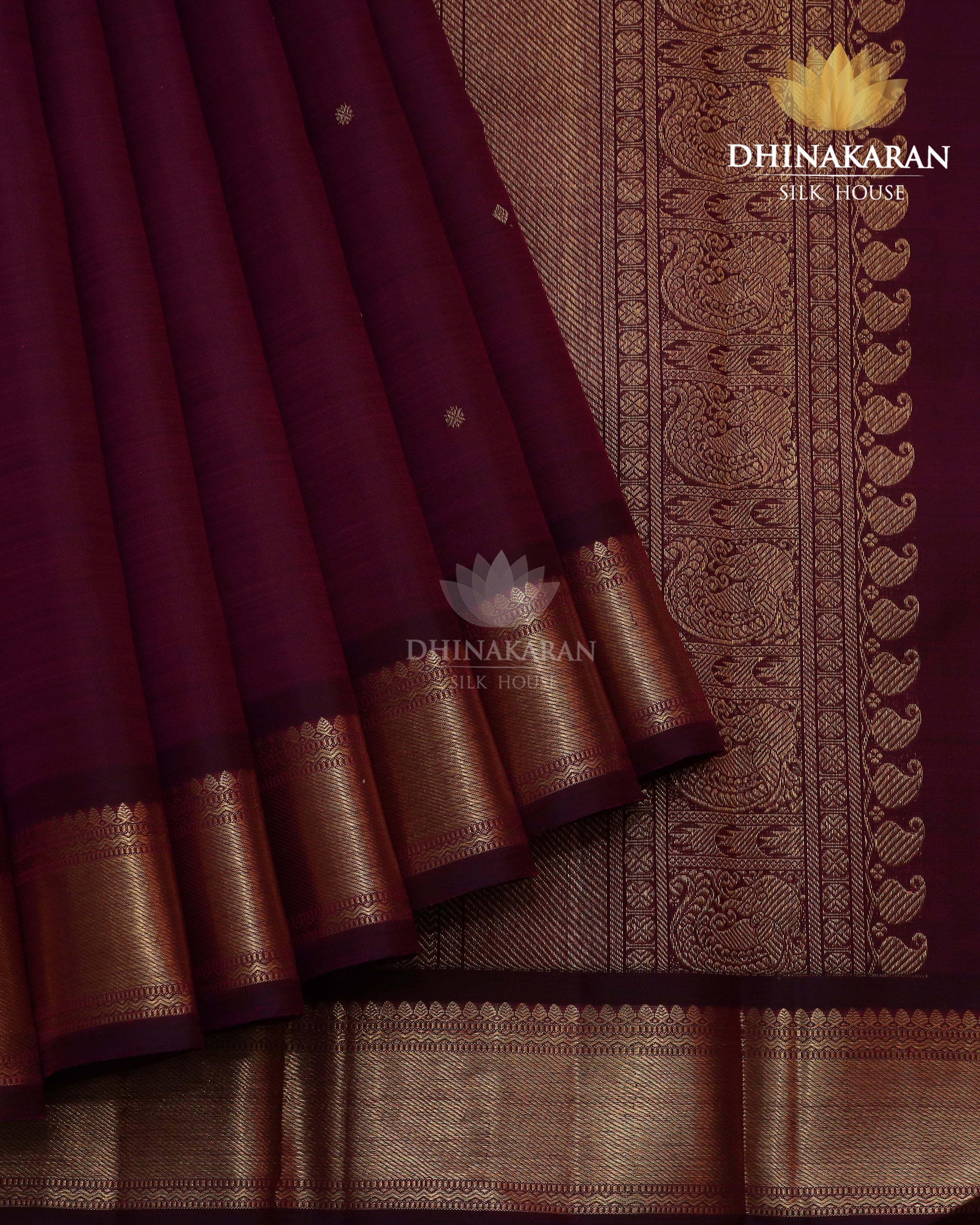 Wine Colour Kanjivaram-sau1150