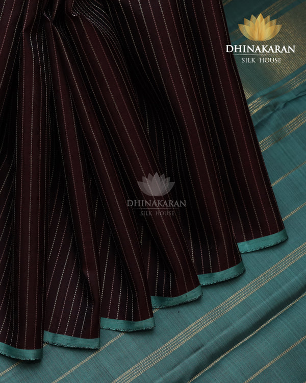 Deep Coffee Brown Kanjivaram-sar2394