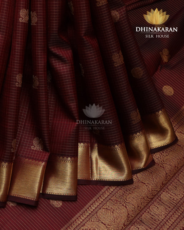 Deep Maroon Kanjivaram-sau2420