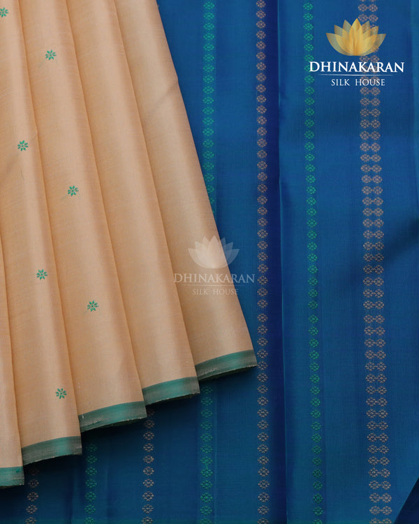 Beige Borderless Kanjivaram-sar2400