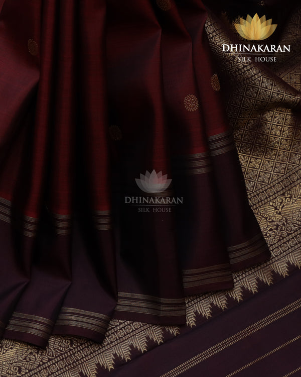 Ruby Red Kanjivaram-sar2410