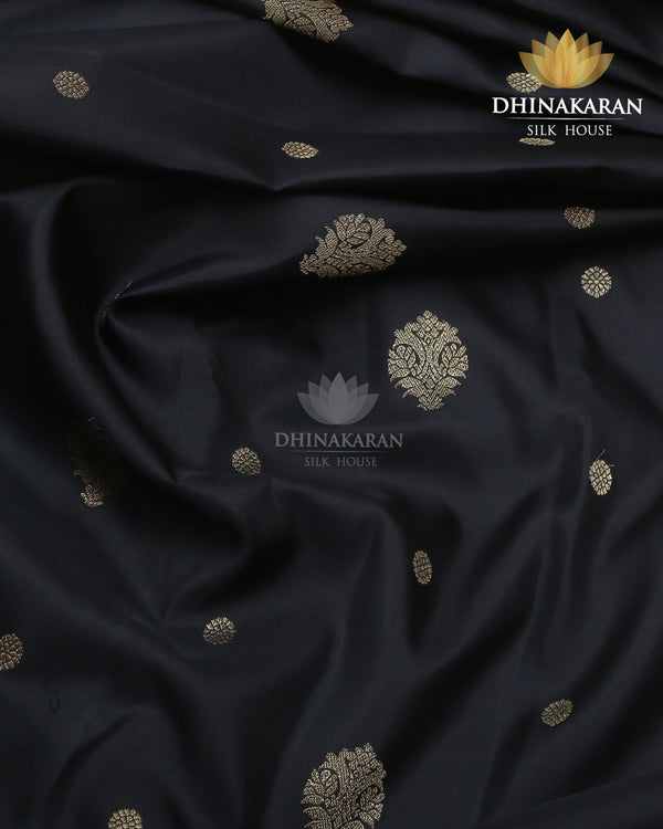 Black & Maroon Kanjivaram-sau821