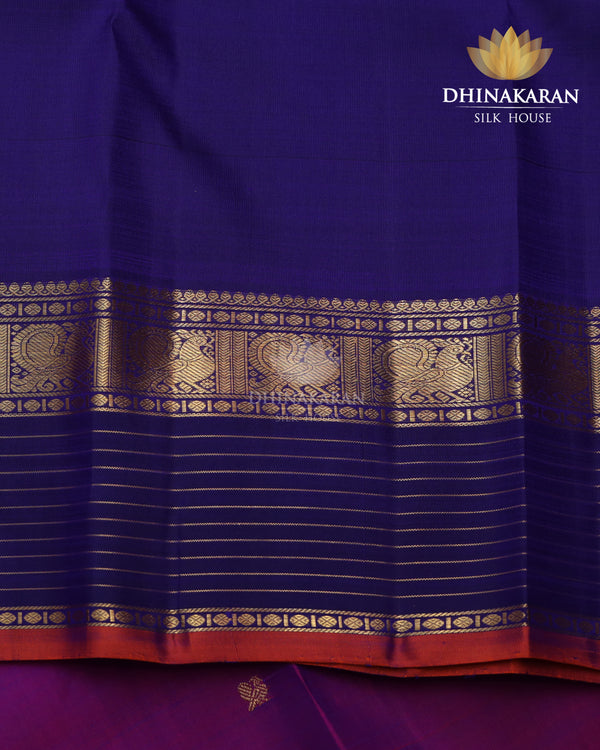Purple Shot Kanjivaram-sau2636