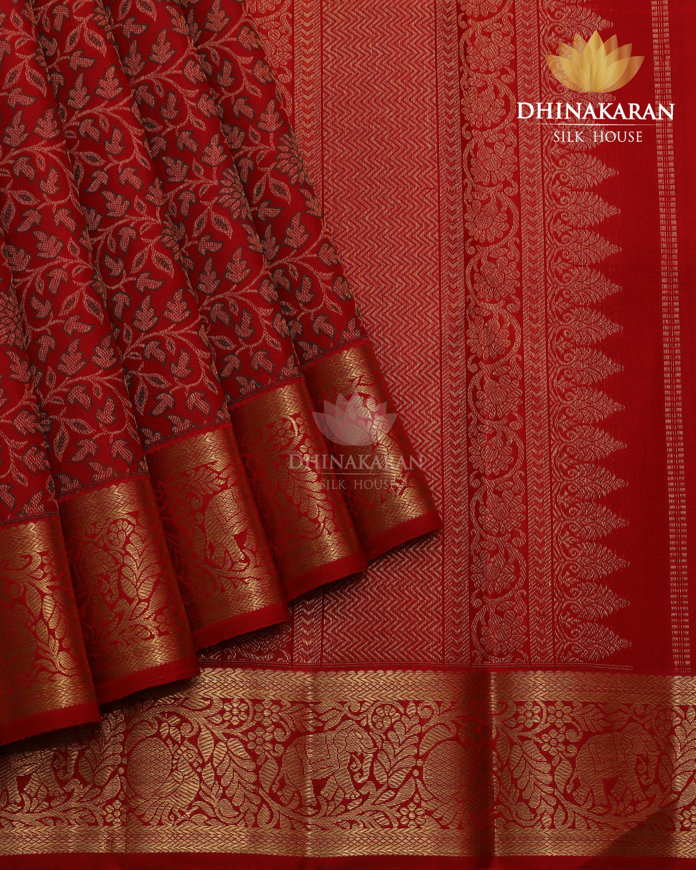 Red Brocade Kanjivaram-sv224