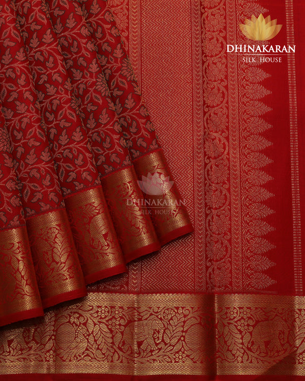 Red Brocade Kanjivaram-sv224