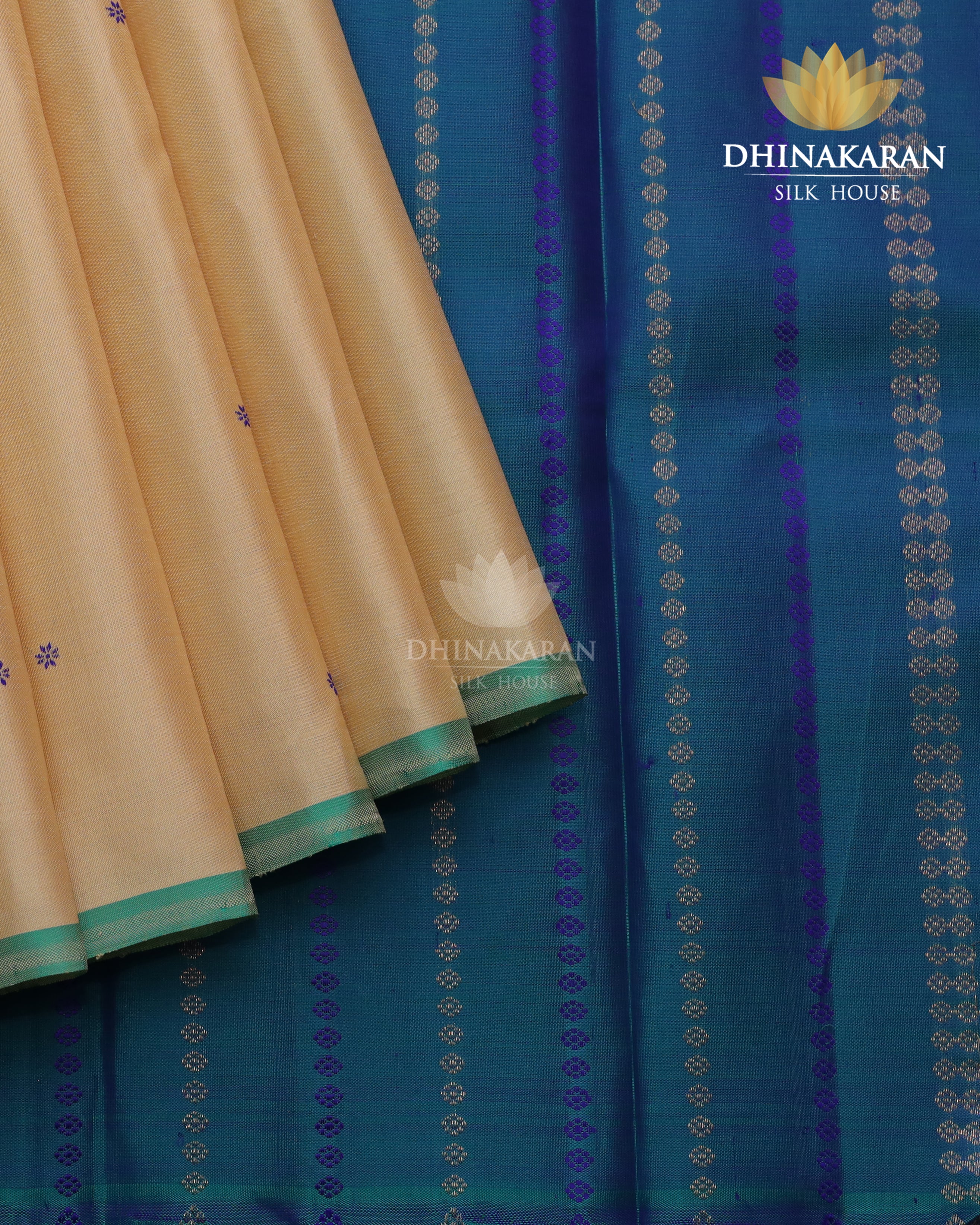 Beige Borderless Kanjivaram-sar2400