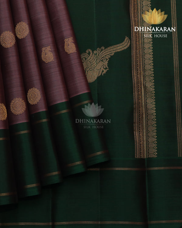 Mauve Kanjivaram-sar2566