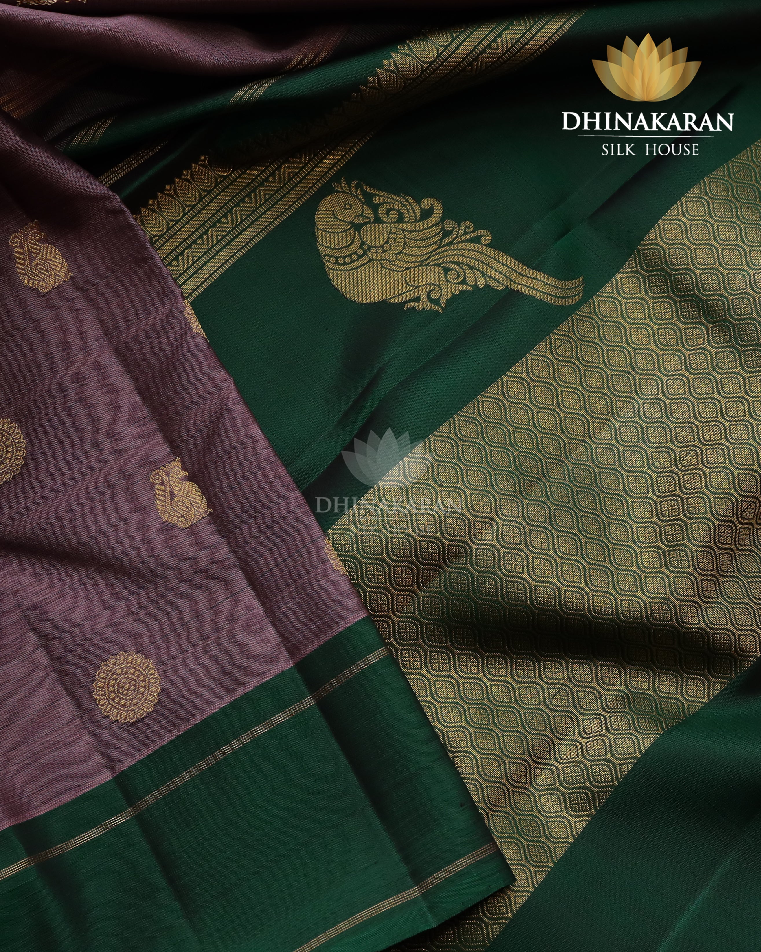 Mauve Kanjivaram-sar2566