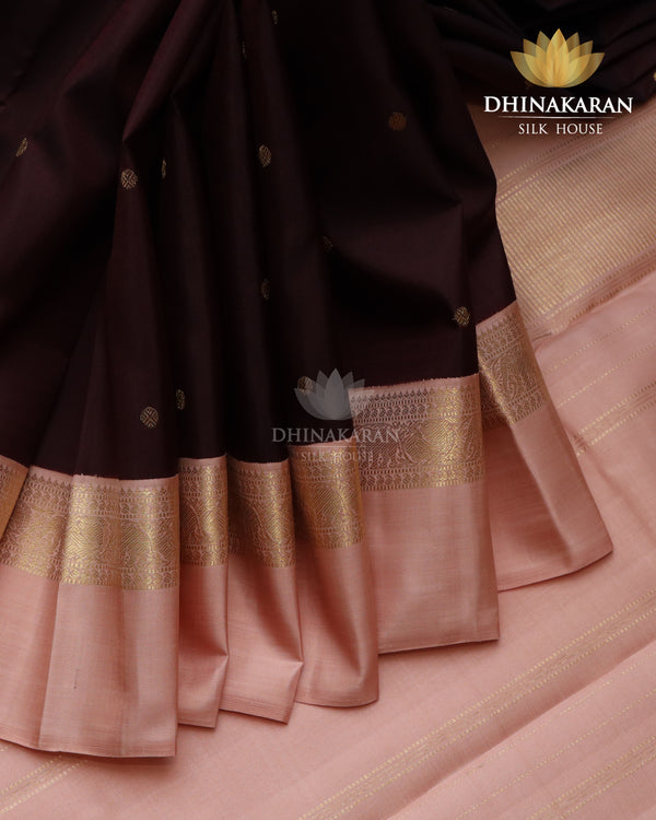 Dusty Pink Border Kanjivaram-sau2430