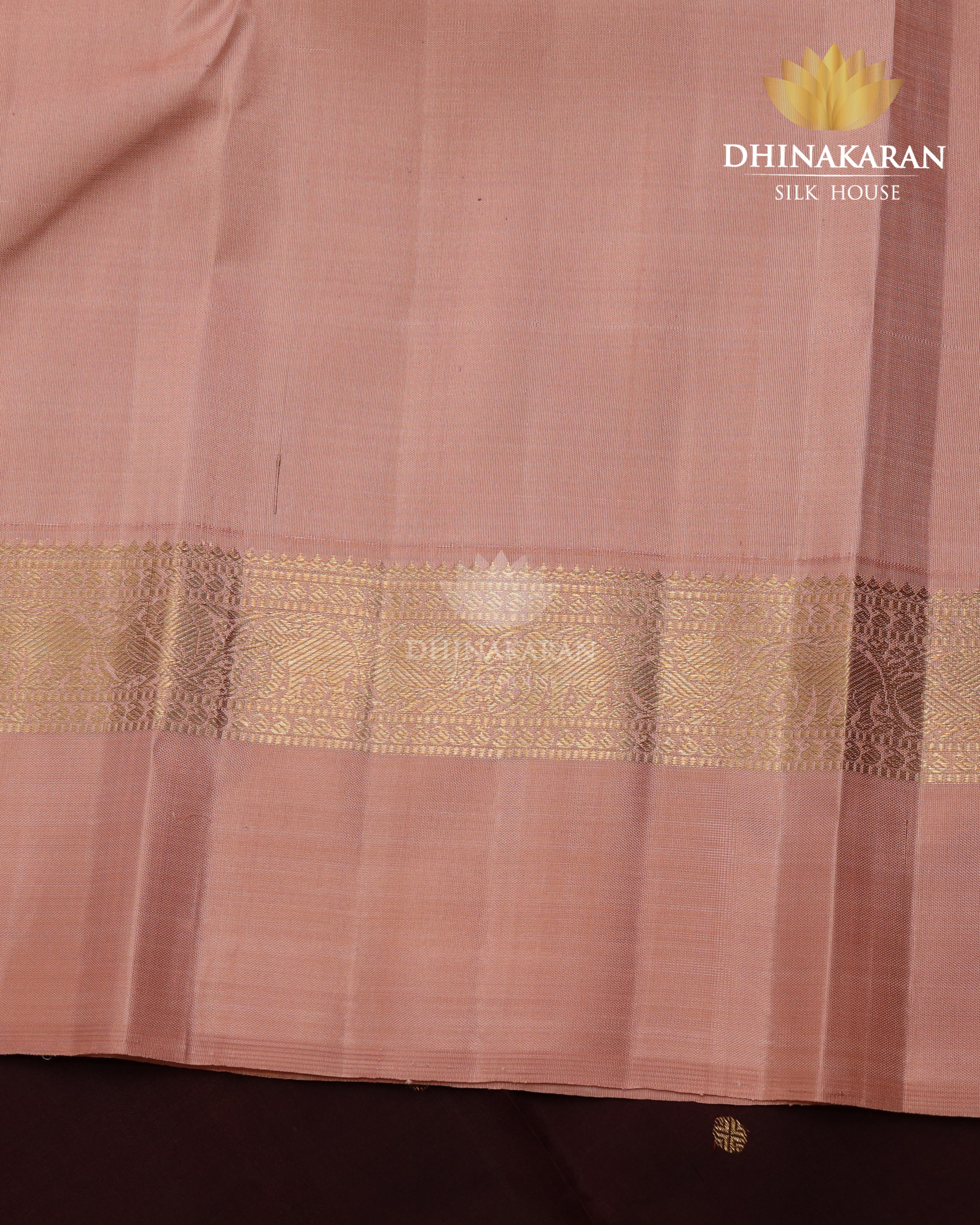 Dusty Pink Border Kanjivaram-sau2430