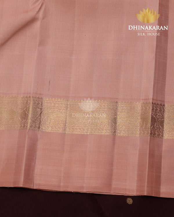 Dusty Pink Border Kanjivaram-sau2430