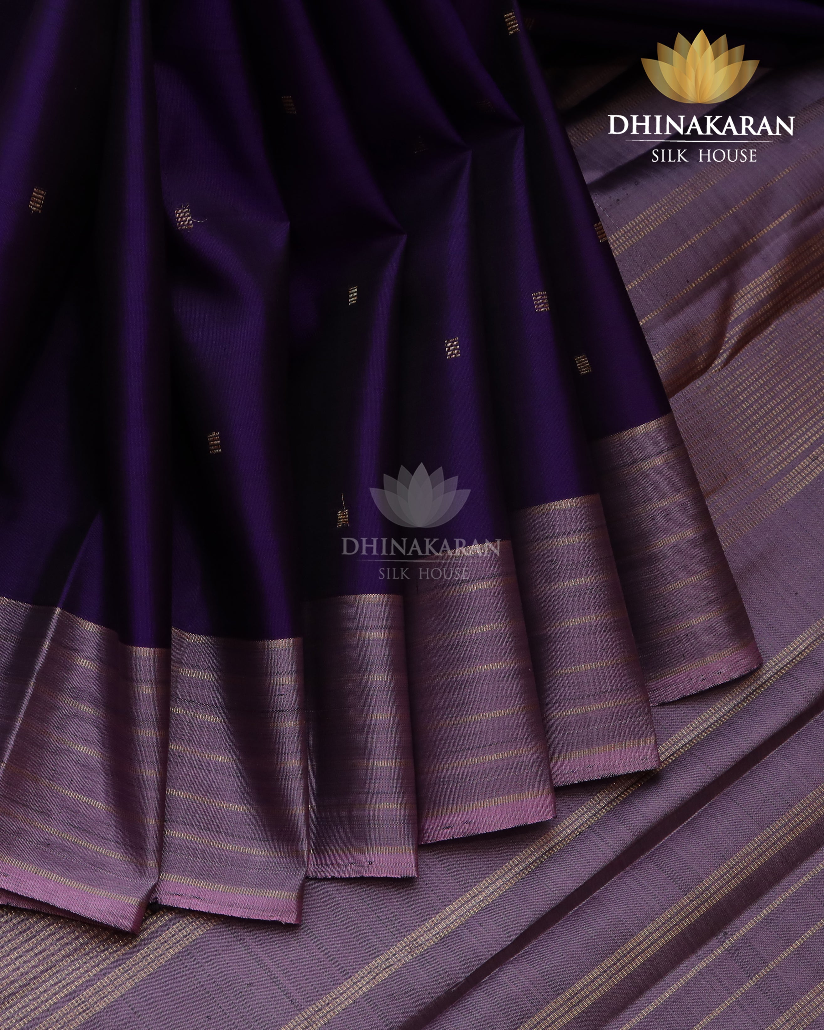Mauve Border Kanjivaram-sar2708