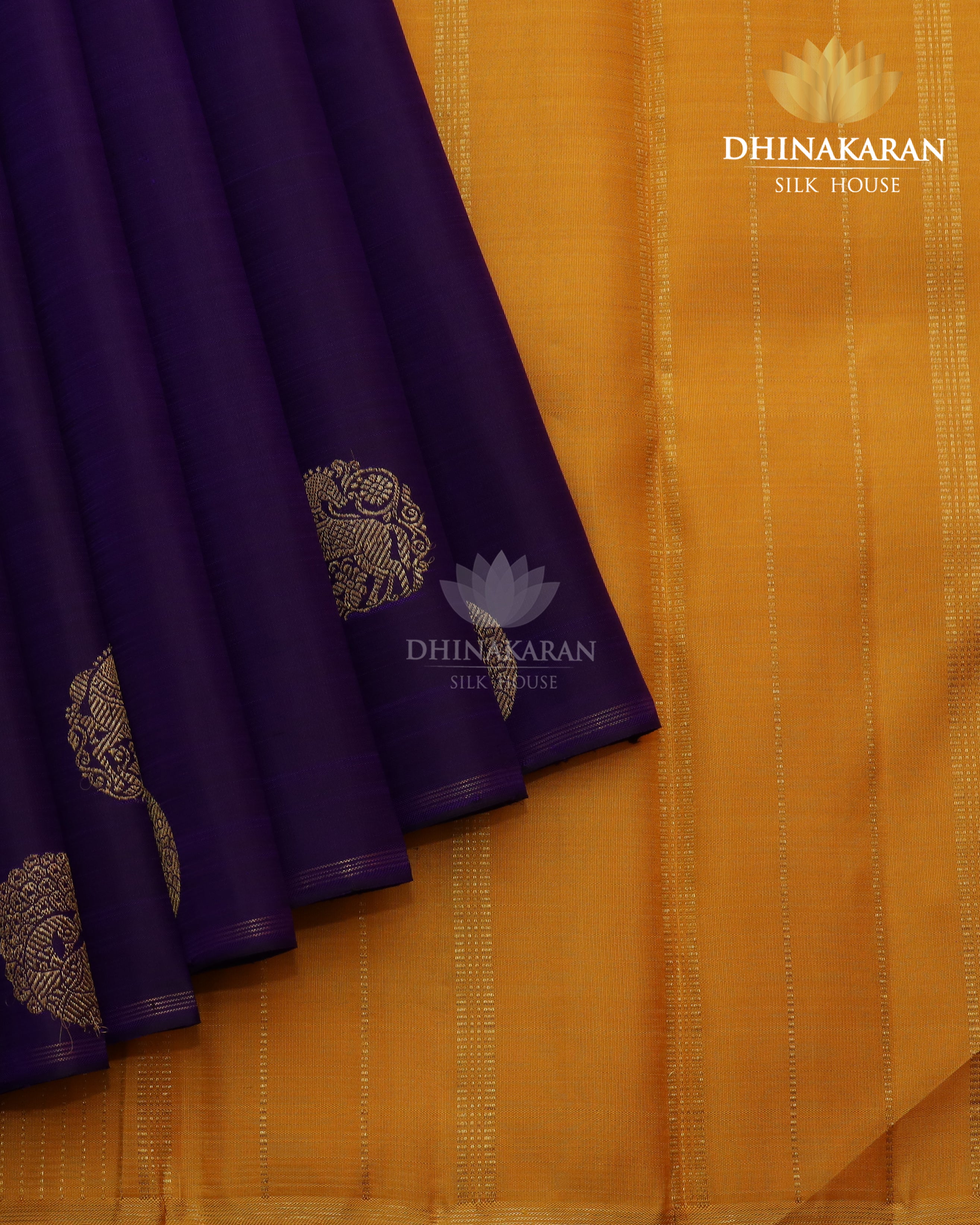 Purple Borderless Kanjivaram-sar2814