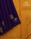 Purple Borderless Kanjivaram-sar2814