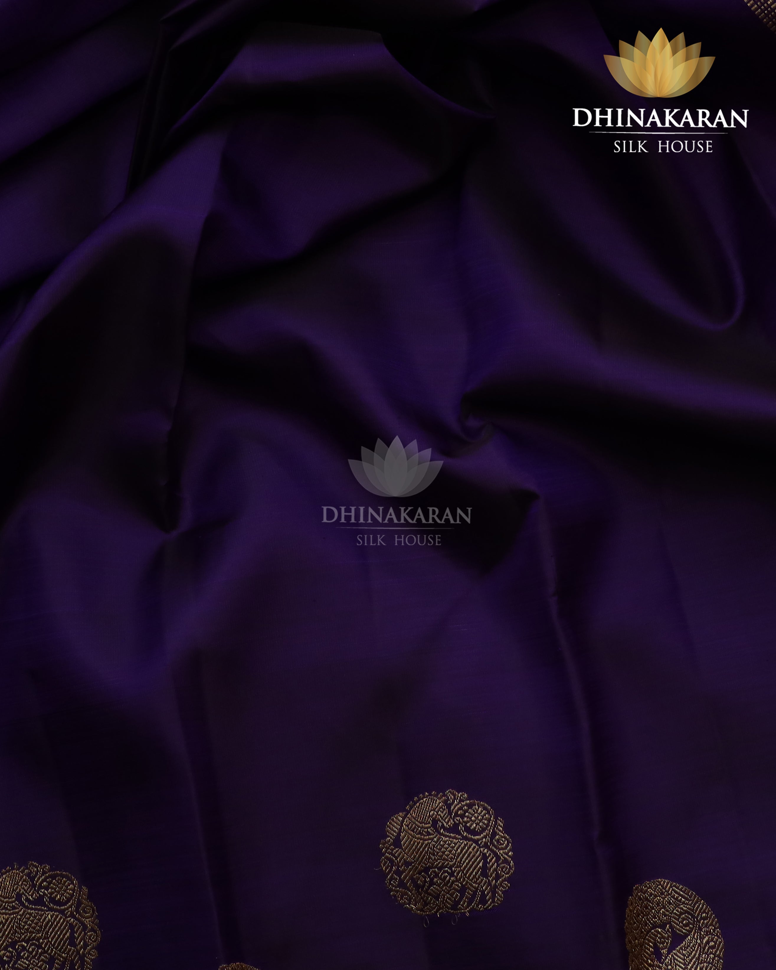 Purple Borderless Kanjivaram-sar2814