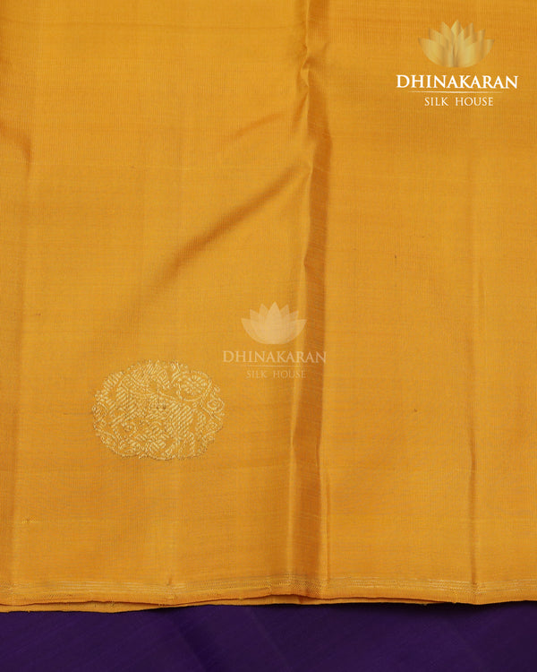 Purple Borderless Kanjivaram-sar2814
