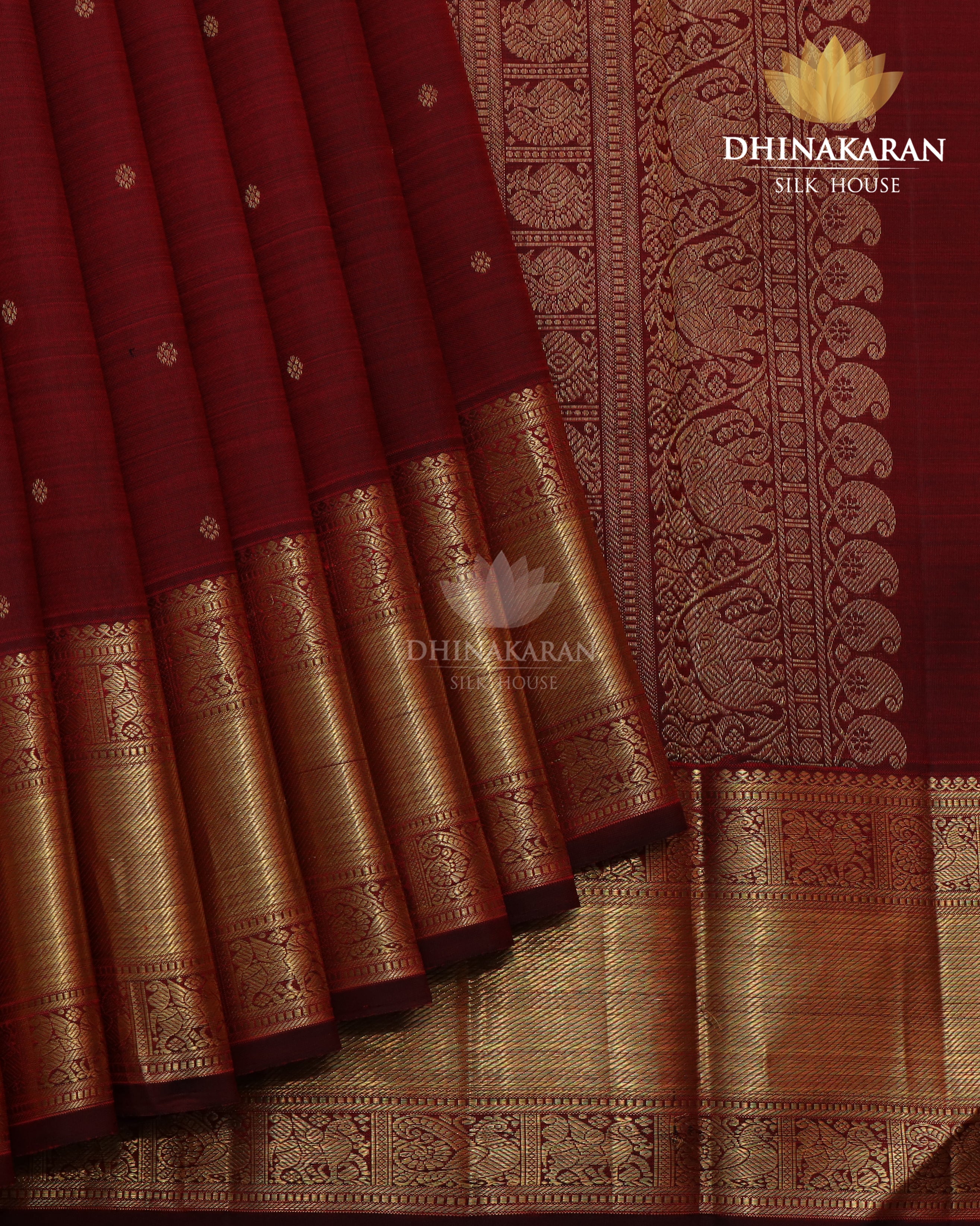 Deep Maroon Kanjivaram-sau3074