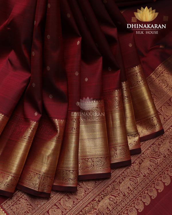 Deep Maroon Kanjivaram-sau3074