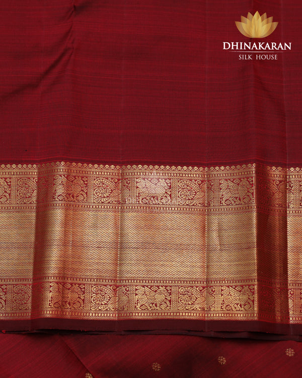 Deep Maroon Kanjivaram-sau3074